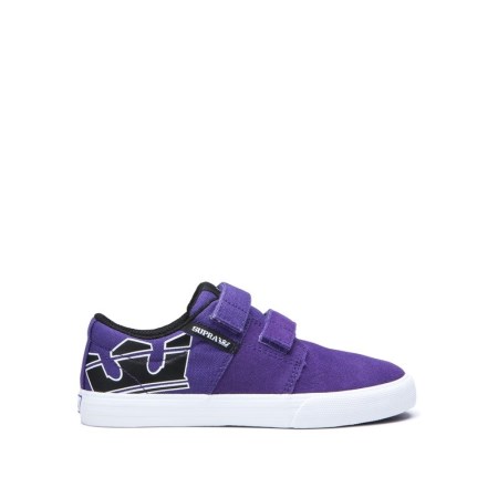 Supra Stacks II Vulc Velcro - Παιδικα Αθλητικα Παπουτσια - Μωβ (GR5198)